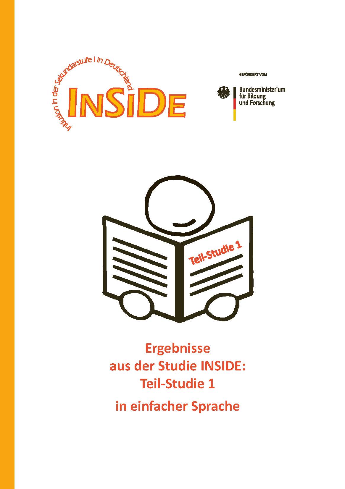 INSIDE-Ergebnisbroschüre zu Teilstudie 1 in einfacher Sprache